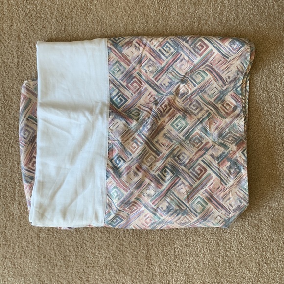 Pillow shams, bed skirt and window valance - 80’s vintage - Picture 2 of 8